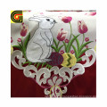 Hot Selling  Easter Embroidery cutwork table cloth